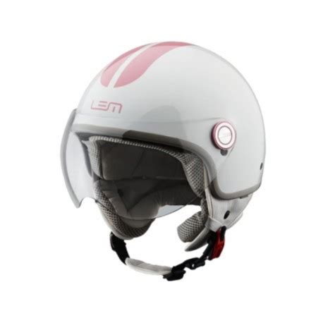 CASCO LEM ROGER GO FAST ROSA BLANCO .